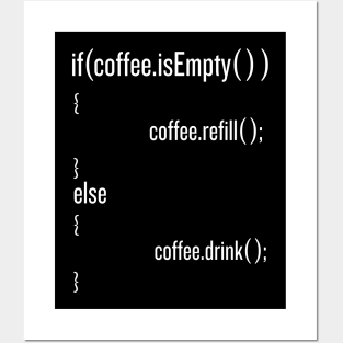 Coffee Computer Programming Coffee Addict Posters and Art